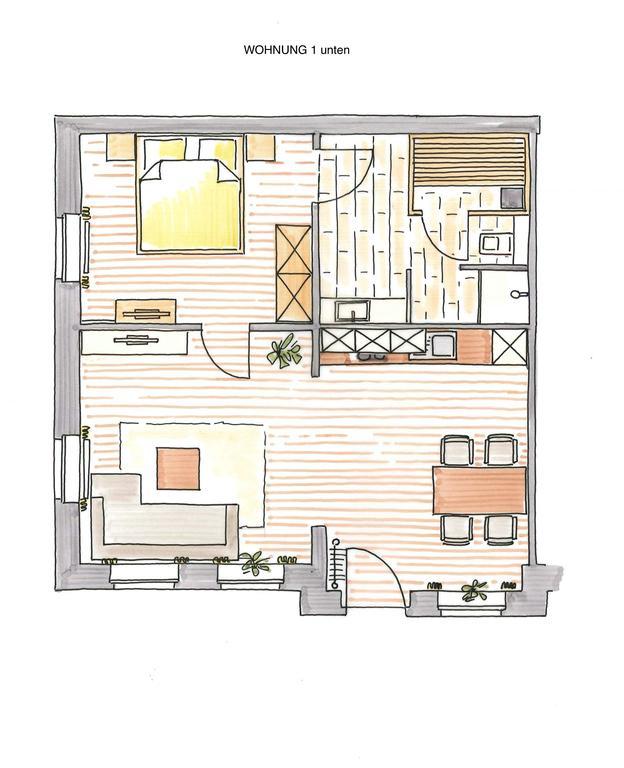 Altstadt Wohnung 1 "Luetje Hoern" Borkum Exterior photo
